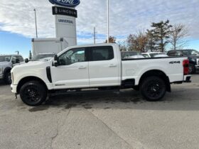 New 2024 Ford Super Duty F-350 SRW LARIAT 4WD CREW CAB W/BLACK APPEARANCE PKG, SKID PLATES, MOONROOF, AND ULTIMATE PKG