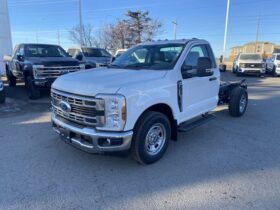 New 2024 Ford Super Duty F-350 SRW XL 2WD REG CAB CHASSIS W/RUNNING BOARDS, BLOCK HEATER & CHROME PKG